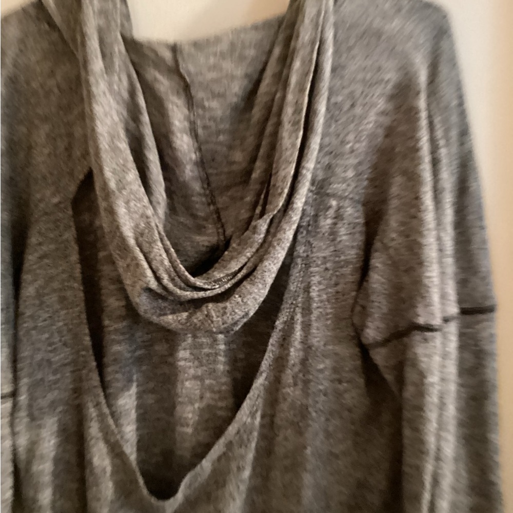 Victoria Secret PINK Lightweight Hoodie Sweatshirt Sexy Open Back Size Large - Picture 10 of 10